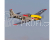 E-flite P-51D Mustang 0.49m Detroit Miss SAFE Select BNF Basic