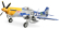 RC letadlo E-flite P-51D Mustang 1.5m BNF Basic