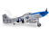 RC letadlo E-flite P-51D Mustang 1.2m PNP