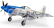 RC letadlo E-flite P-51D Mustang 1.2m SAFE Select BNF Basic