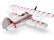 RC letadlo E-flite Waco 0.55m SAFE Select BNF Basic bílé