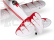 RC letadlo E-flite Waco 0.55m SAFE Select BNF Basic bílé