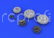Ed648103 MiG-21F wheels 1/48