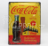 Edicola Accessories 3d Metal Plate - Coca-cola Bottles 1930-40 1:1 Žlutá Červená