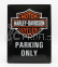 Edicola Accessories 3d Metal Plate - Harley Davidson 1:1 Černá Oranžová