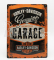 Edicola Accessories 3d Metal Plate - Harley Davidson Garage 1:1 Oranžová Černá