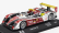 Edicola Audi R10 Tdi 5.5l Turbo V12 Team Audi Sport North America N 2 Winner 24h Le Mans 2008 Rinaldo Capello - Tom Kristensen - Allan Mcnish 1:43 Stříbrná Červená Žlutá