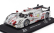 Edicola Audi R18 E-tron Quattro Tdi 3.7l Turbo V6 Hybrid Team Audi Sport Joest N 1 Winner 24h Le Mans 2012 Andre Lotter - Marcel Fassler - Benoit Treluyer 1:43 Bílá Stříbrná Červená