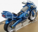 Edicola Batman Batcycle - Legend Of The Dark Knight 1:18 Blue Met