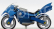 Edicola Batman Batcycle - Legend Of The Dark Knight 1:18 Blue Met