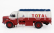 Edicola Berliet Glr 8m2 Tanker Truck Total Fuel 2-assi 1960 1:43 Červená Bílá Modrá