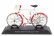 Edicola Bicicletta Baines Whirlwind Bicycle 1937 1:15 Červená Bílá