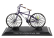 Edicola Bicicletta Cross Frame Safety Bicycle 1888 1:15 Fialová Černá