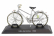 Edicola Bicicletta Velo De Dame Bicycle 1950 1:15 Stříbrný Chrom