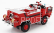 Edicola Brimont Apache Tanker Truck 1981 Požární vůz 1:43, červená