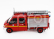 Edicola Citroen Jumper Doble Cabine Centre De Secours De L'aisne Fire Engine 2002 1:43 Červená Bílá Stříbrná