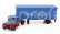 Edicola Citroen U23 Truck Malissard Savarzeix Transports 1961 - Without Card Box 1:43 Modrá Červená