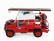 Edicola Coumil Scd28 Ccfi Sdis Centre De Secours De Muzillac De Morbihan Fire Engine 1985 1:43 Červená Bílá