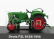 Edicola Deutz F2l 612/6 Tractor 1956 - Con Vetrina - With Showcase 1:43 Zelená