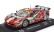 Edicola Ferrari 458 Italia Gt2 4.5l V8 Team Af Corse N 51 24h Le Mans 2011 Giancarlo Fisichella - Gianmaria Bruni - Toni Vilander 1:43 Red