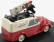 Edicola Fiat 500c Furgoncino Van Mutti 1954 1:43 Červený Krém