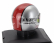 Edicola Helmet F1  Casco Helmet Mario Andretti 126 C2 Team Ferrari Season 1982 1:5 Silver Red