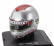 Edicola Helmet F1  Casco Helmet Mario Andretti 126 C2 Team Ferrari Season 1982 1:5 Silver Red