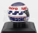 Edicola Helmet F1  Casco - Minardi M189 N 24 Season 1989 Luis Perez Sala 1:5 Bílá Modrá Žlutá