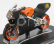 Edicola Honda Nsr500 N 46 Test Bike Jerez 1999 Valentino Rossi 1:18 Černá Oranžová
