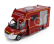 Edicola Iveco fiat Daily Van Vehicule D'intervention Risques Technologiques Fire Engine 2014 1:43 Červená Bílá Stříbrná