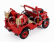 Edicola Jeep Hotchkiss Rouvray Sainte Croix Fire Engine 1945 1:43 Red