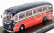 Edicola Leyland Tiger Cub Autobus Burlingham Seagull Coach Jt Whittle & Son 1951 1:72 Červená Černá