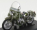 Edicola Moto guzzi Falcone 500 Carabinieri 1967 1:24 Vojenská Zelená