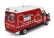 Edicola Peugeot J5 Maxum Van Fire Engine Secours D'urgence Aux Asphyxies Et Blesses 1982 1:43 Červená Bílá