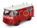 Edicola Peugeot J7 Van Fire Engine 1969 1:43 Červená Bílá