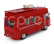 Edicola Peugeot J7 Van Fire Engine Service Departemental De Protection Contre L'incendie Puy De Dome 1969 1:43 Red