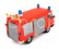 Edicola Peugeot J9 Van Vehicule De Secours Roiter Fire Engine 1982 1:43 Oranžová Fluo Stříbrná