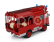 Edicola Renault 1000kg Tanker Truck Fire Engine 1965 1:43 Red