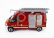 Edicola Renault Master Van Secours D'urgence Fire Engine 2003 1:43 Červená Bílá Stříbrná
