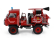 Edicola Renault Super Castor Tanker Truck Fire Engine Centre De Secours De Grignan Drome 1976 1:43 Red