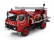 Edicola Saviem Tp3 Truck Fire Engine Saints En Puisaye 1972 1:43 Red
