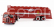 Edicola Somua Jl17 Truck Tanker Truck Esso Produits Aviation 1955 - Without Card Box 1:43 Red