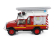 Edicola UMM Alter 4x4 Fire Engine Rhone 1989 1:43 Červená Bílá Stříbrná