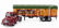 Edicola Willeme Lc610 Truck Transports Du Cerf 1952 - Without Card Box 1:43 Červená Oranžová Zelená