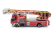 Eligor Iveco fiat Eurocargo Magirus Truck Ttl M32l-as Scala Turnable Ladder Sapeurs Pompiers 2012 1:43 Červená Bílá