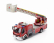 Eligor Iveco fiat Eurocargo Magirus Truck Ttl M32l-as Scala Turnable Ladder Sapeurs Pompiers 2012 1:43 Červená Bílá