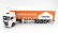 Eligor Iveco fiat S-way Np Truck Telonato Weldom Transports 2021 1:43 Bílá Oranžová