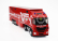 Eligor Iveco fiat Stralis 480e6 Euro 6 Truck Fire Engine 2018 1:43 Červená Bílá