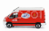Eligor Renault Master Van Arlette Gruss 2003 1:43 Červená Bílá