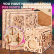 EscapeWelt 3D Dřevěná skládačka Secret Treasure Box složená
